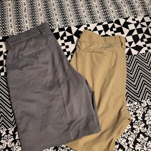 Men's Gray and Tan Shkrt